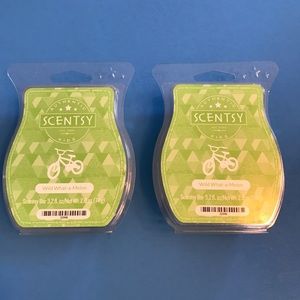 2 NEW SCENTSY WILD WHAT-A- MELON  wax Bars. 2 Bars